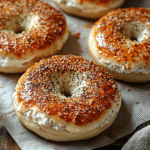 Cottage Cheese Bagels: The High-Protein Breakfast You’ll Keep Craving 8 cottage cheese bagels fresh baked rustic board