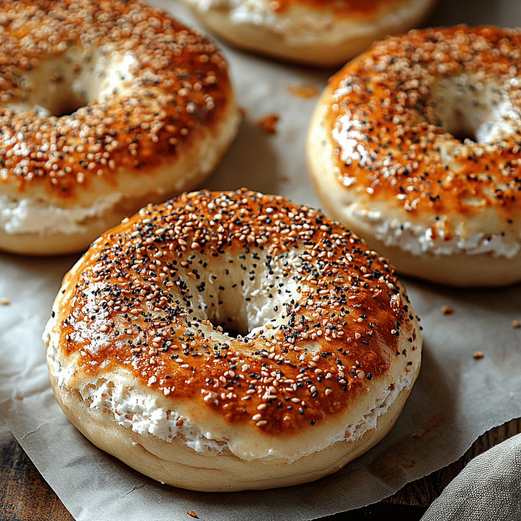 Cottage Cheese Bagels: The High-Protein Breakfast You’ll Keep Craving 5 cottage cheese bagels fresh baked rustic board