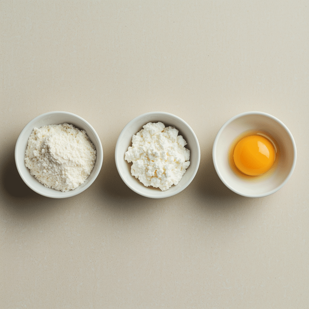 Cottage Cheese Bagels: The High-Protein Breakfast You’ll Keep Craving 6 cottage cheese bagel ingredients flat lay